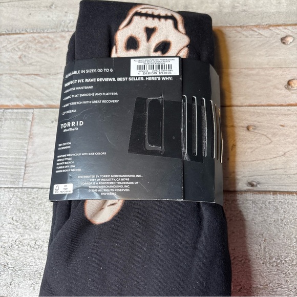 (Sold)  Full Length Signature Waist Premium Moody Skulls Leggings  4X (26) - Picture 5 of 12